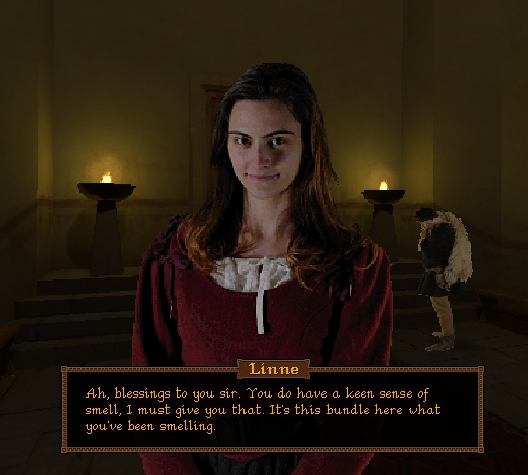 Cute church-going girl