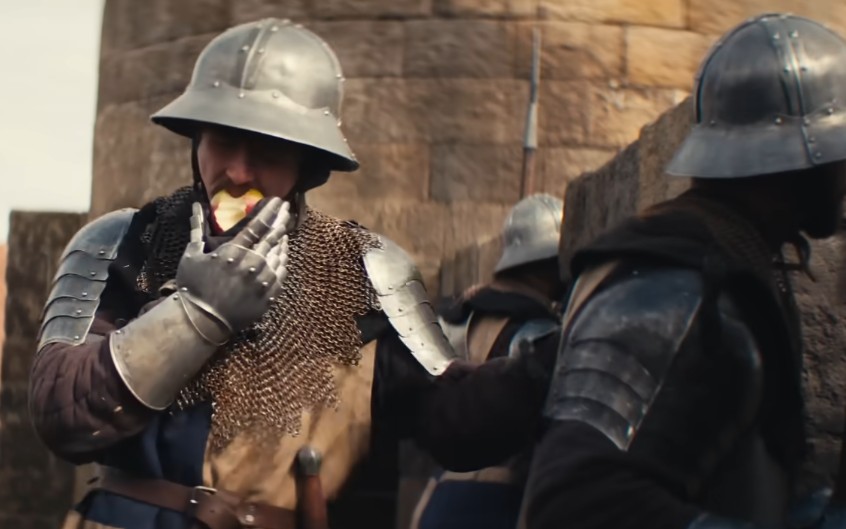 Eating and guarding the wall is my thing